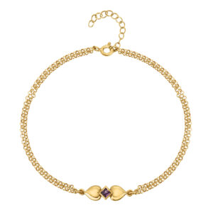 TWIN HEARTS BRACELET