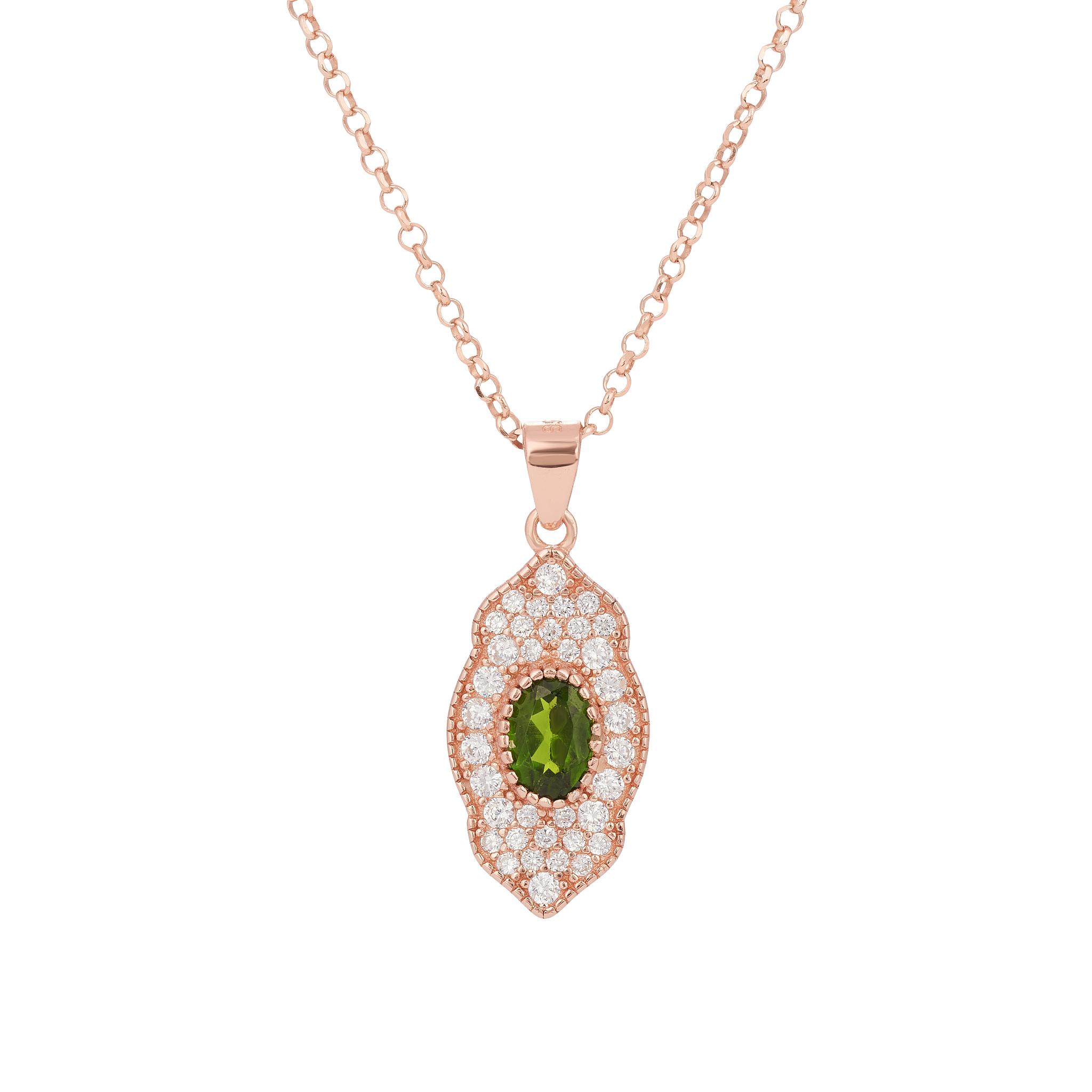 CHROME DIOPSIDE PENDANT