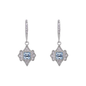 AQUAMARINE PRINCESS EARRINGS