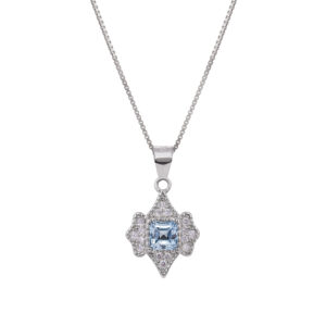 AQUAMARINE PRINCESS PENDANT