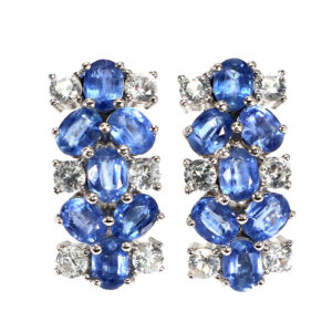 KYANITE AND TOPAZES EARRINGS
