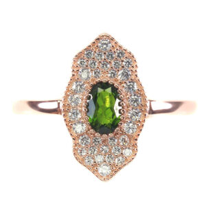 CHROME DIOPSIDE RING