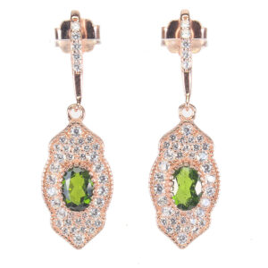 CHROME DIOPSIDE EARRINGS