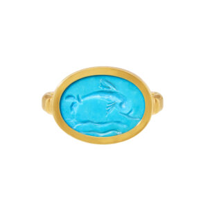 TURQUOISE DOLPHIN RING