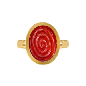 SPEIRA RING IN CARNELIAN STONE