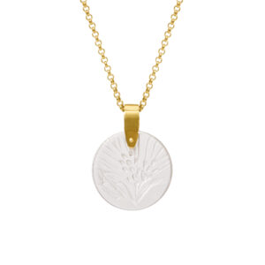WHEAT PENDANT IN CLEAR QUARTZ