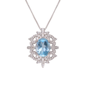 SKY BLUE TOPAZ PENDANT