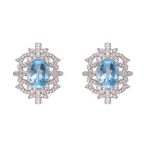 SKY BLUE TOPAZ EARRINGS