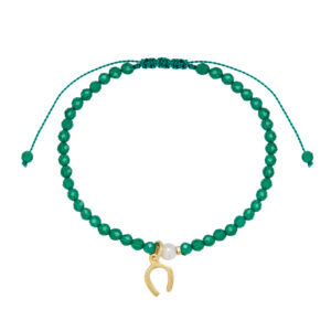 GREEN ONYX LUCKY CHARM BRACELET