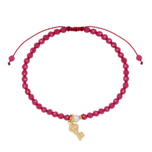 RUBY LUCKY CHARM BRACELET