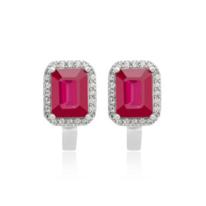 RUBY STUD EARRINGS