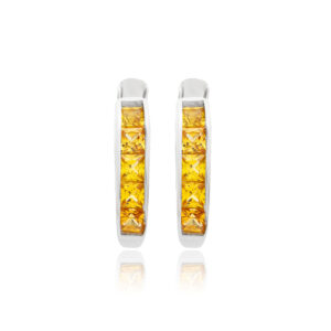 NATURAL YELLOW SAPPHIRE EARRINGS