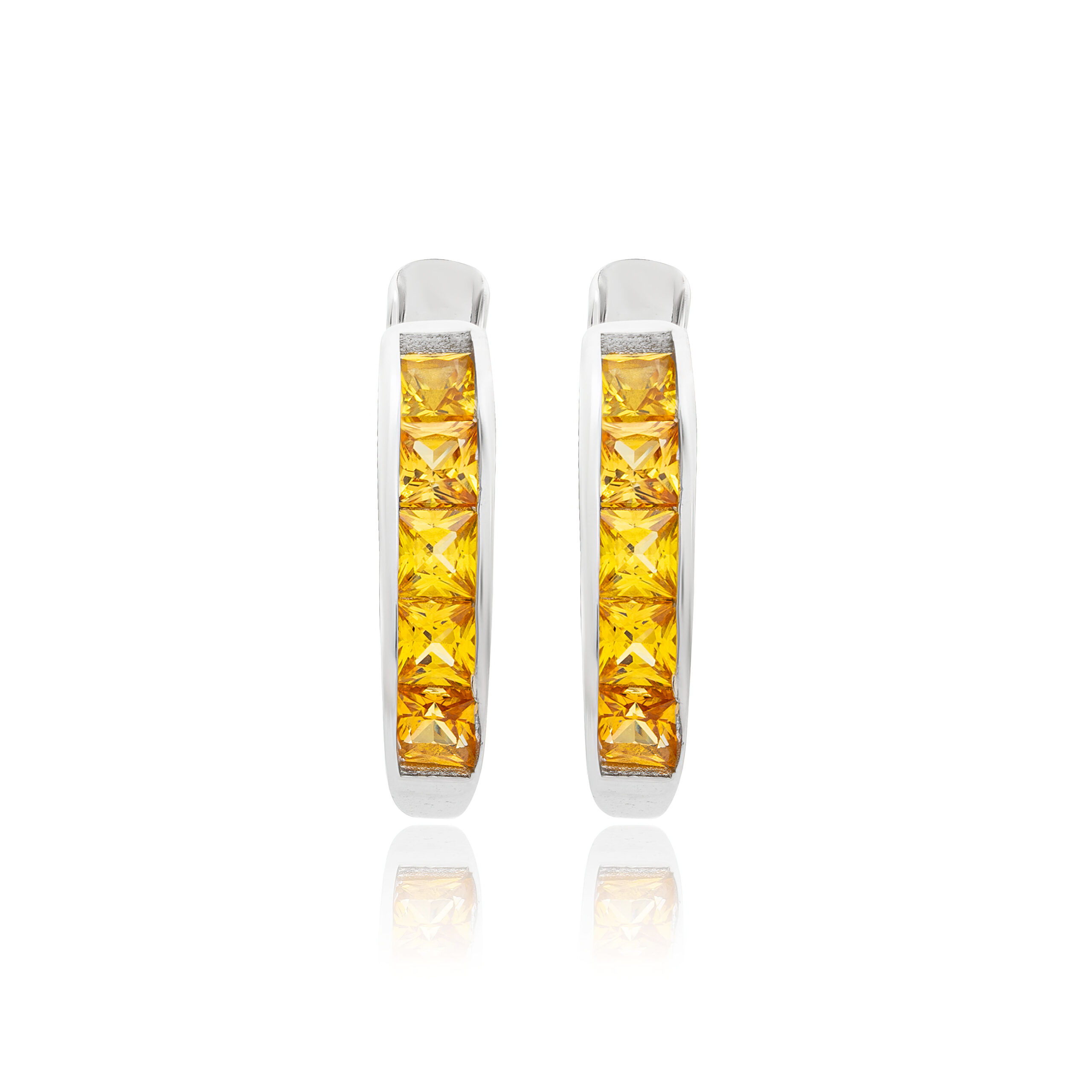 NATURAL YELLOW SAPPHIRE EARRINGS