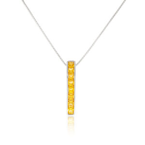 NATURAL YELLOW SAPPHIRE PENDANT