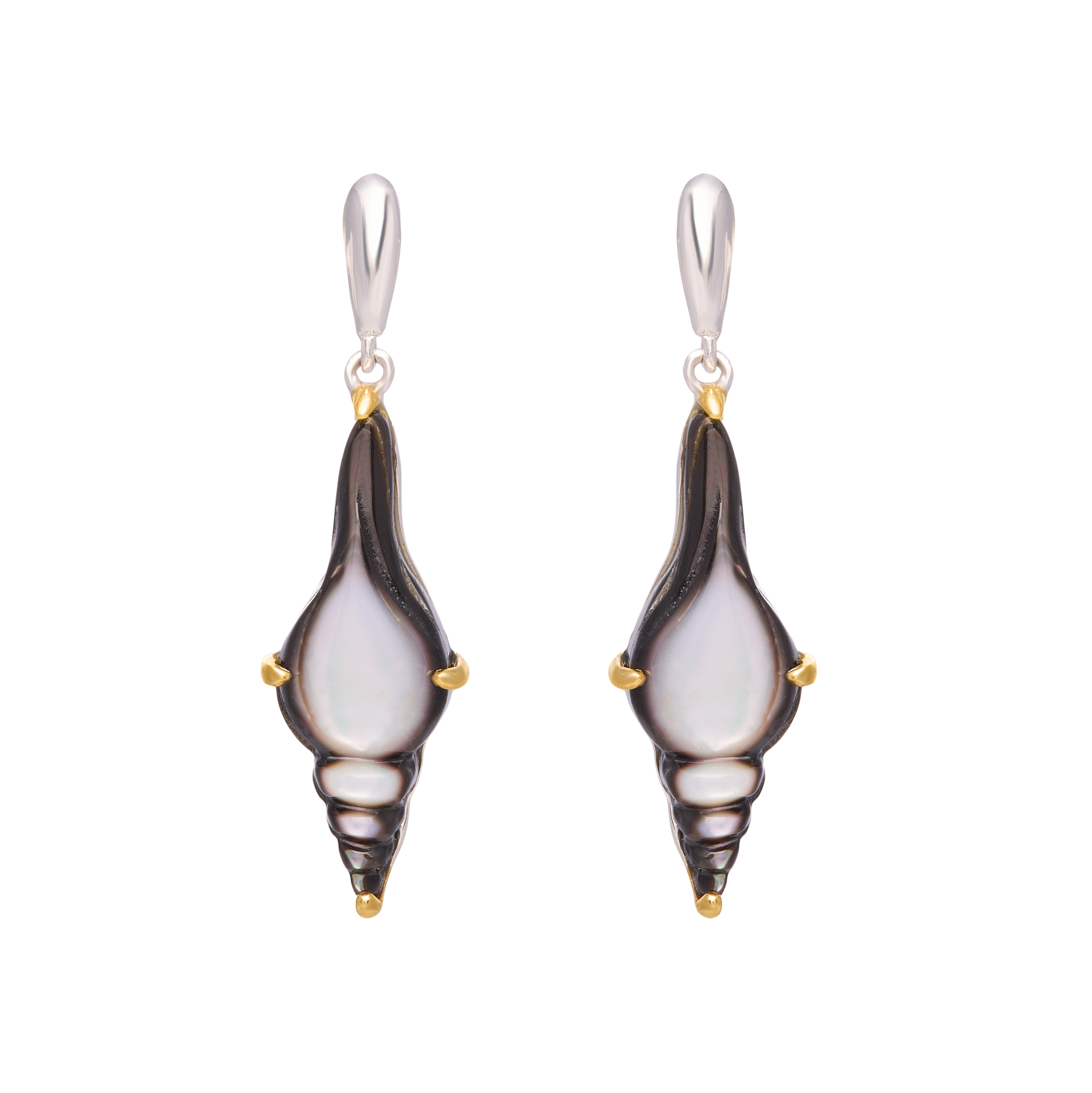 NATURAL SHELL EARRINGS