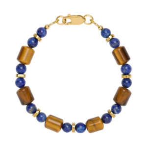 TIGER EYES & LAPIS LAZULI BRACELET