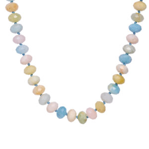 NATURAL RONDELL BERYL NECKLACE