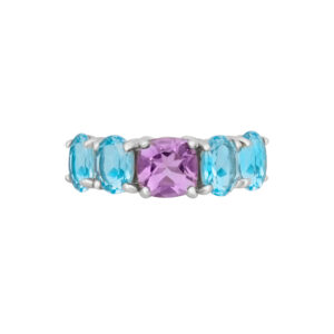 AMETHYST & TOPAZES RING