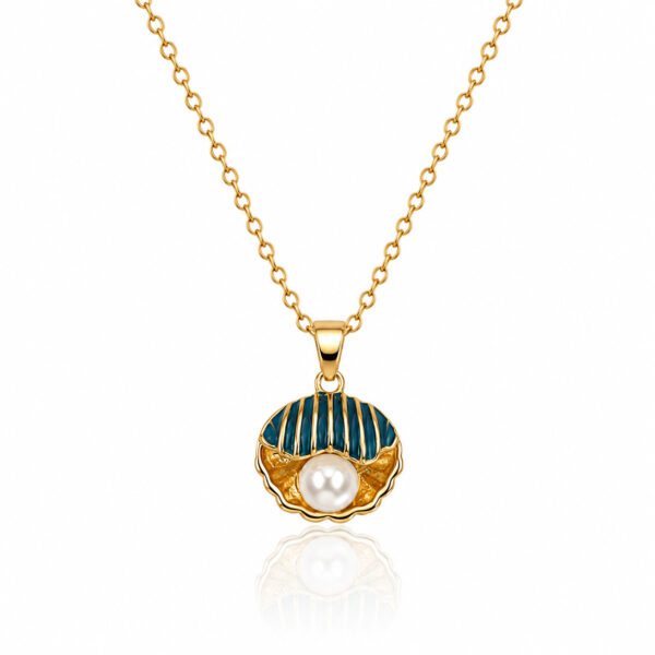 GREEN OCEAN PEARL PENDANT