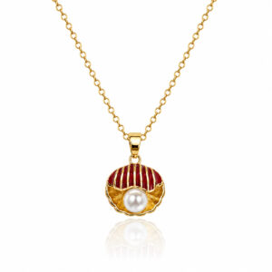 RED OCEAN PEARL PENDANT