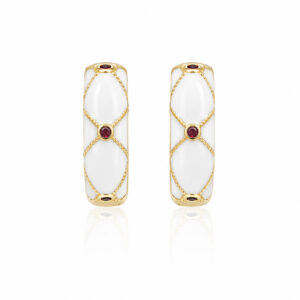 WHITE ELEGANCE HOOPS
