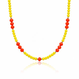 LEMON & CORAL NECKLACE