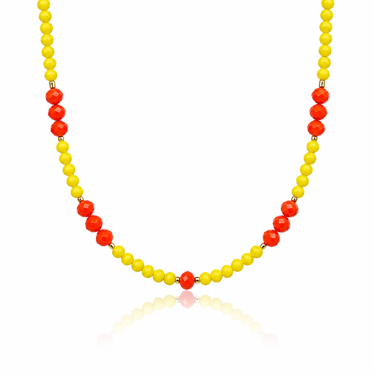 LEMON & CORAL NECKLACE