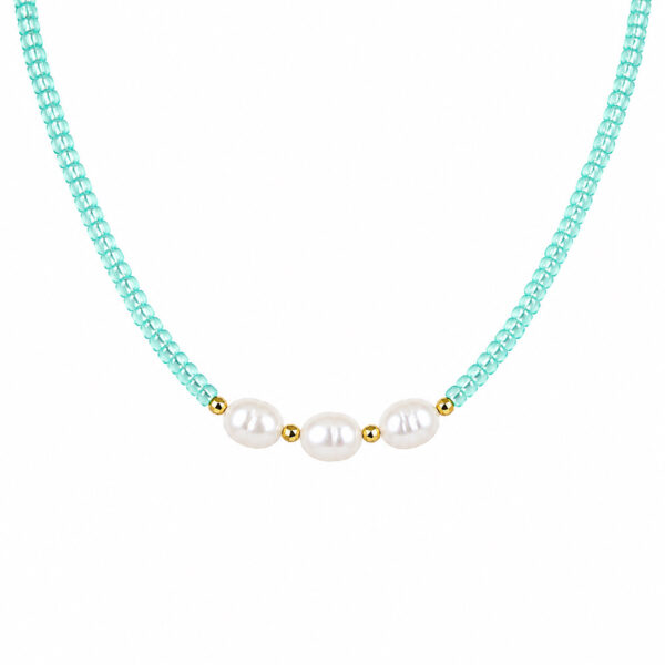 AQUA PEARL NECKLACE